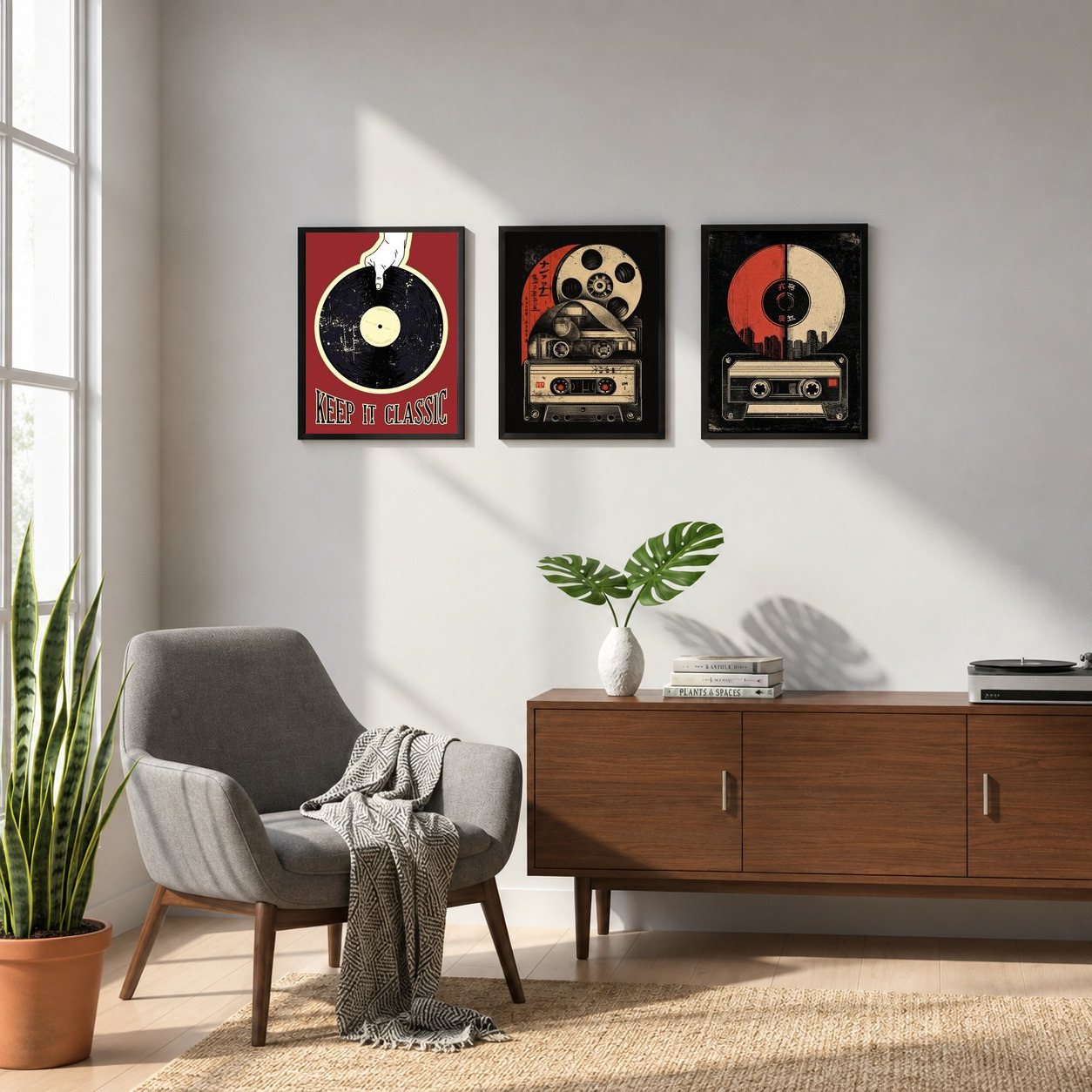 Music Set of 3 Framed Prints view 3