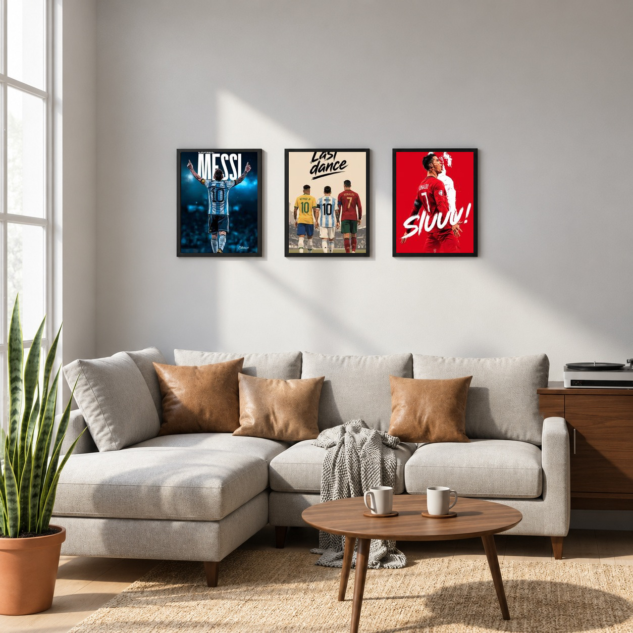 Sports Set of 3 Framed Prints