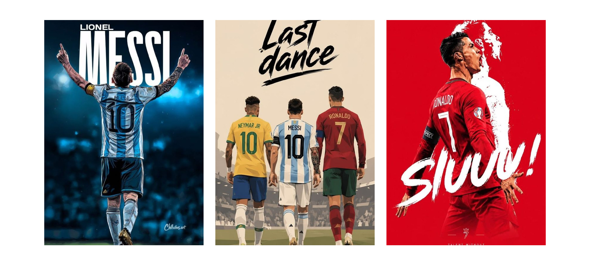 Sports Set of 3 Framed Prints
