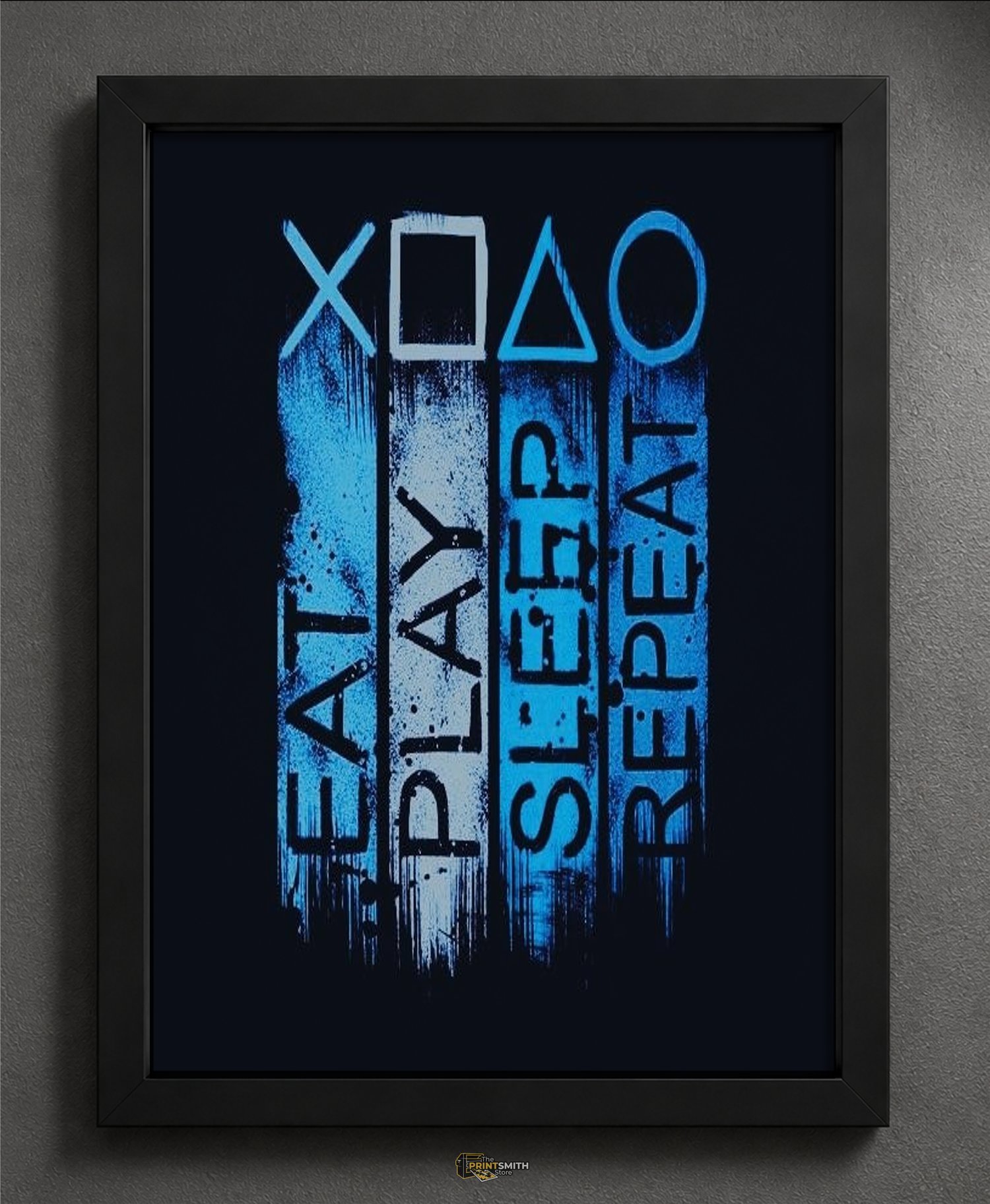 Gaming Life Cycle Frame — Framed Print view 2