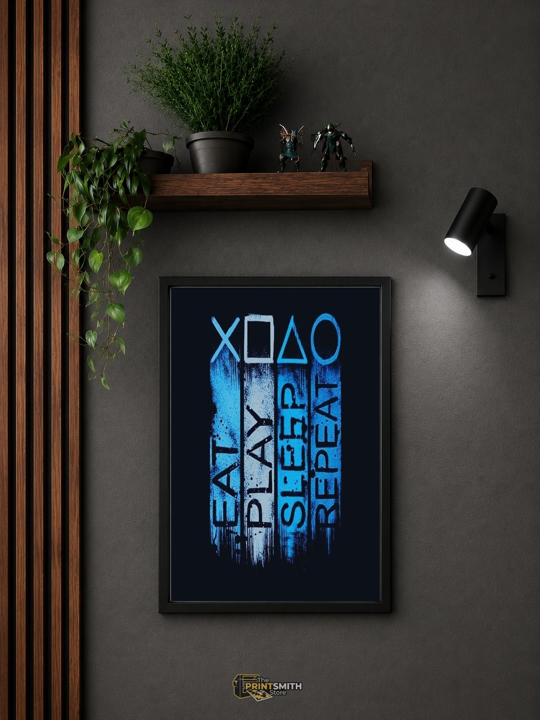 Gaming Life Cycle Frame — Framed Print view 5