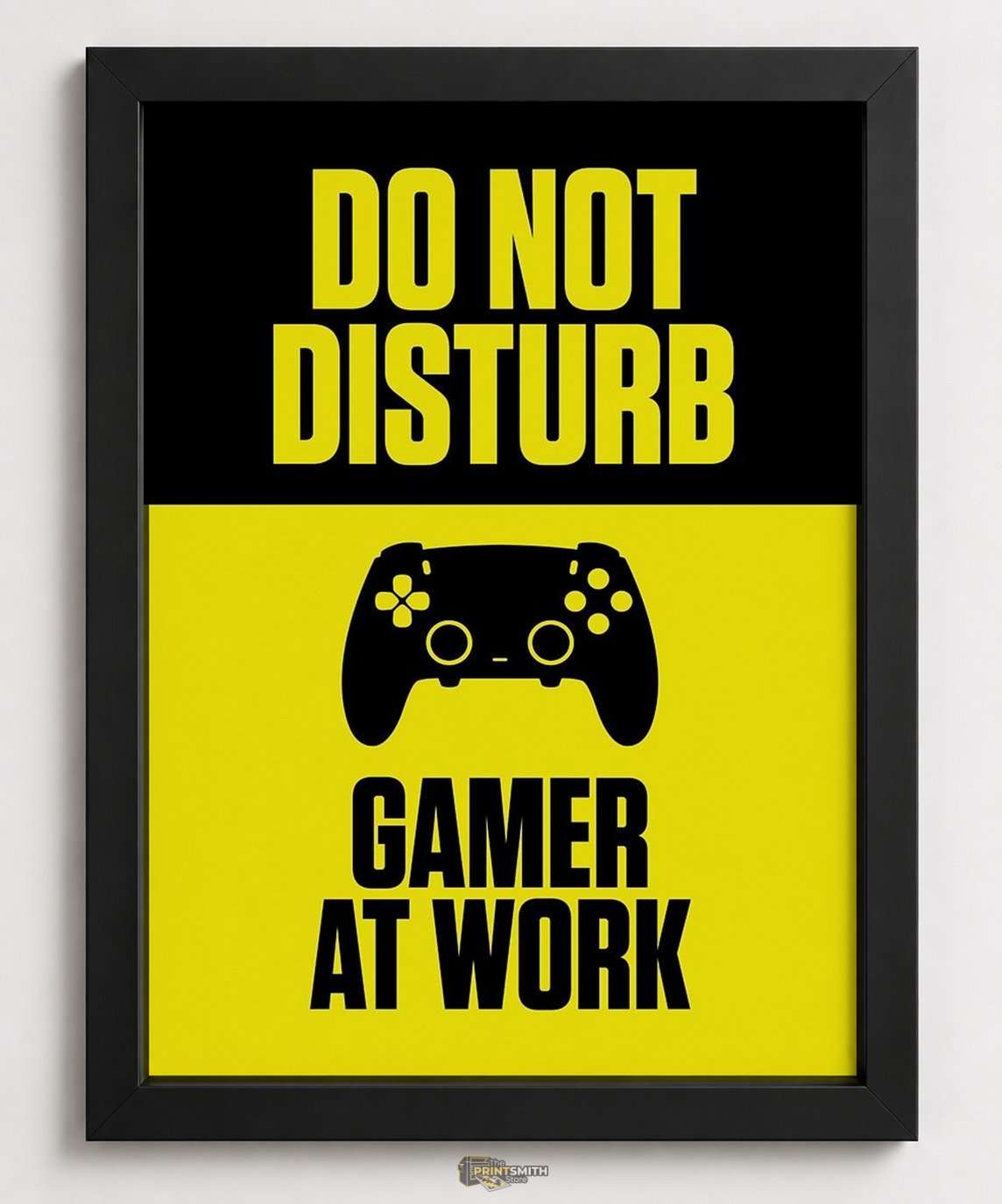 Do Not Disturb Gamer At Work Frame — Framed Print view 1