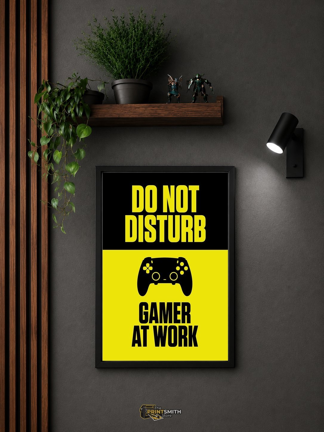 Do Not Disturb Gamer At Work Frame — Framed Print view 4