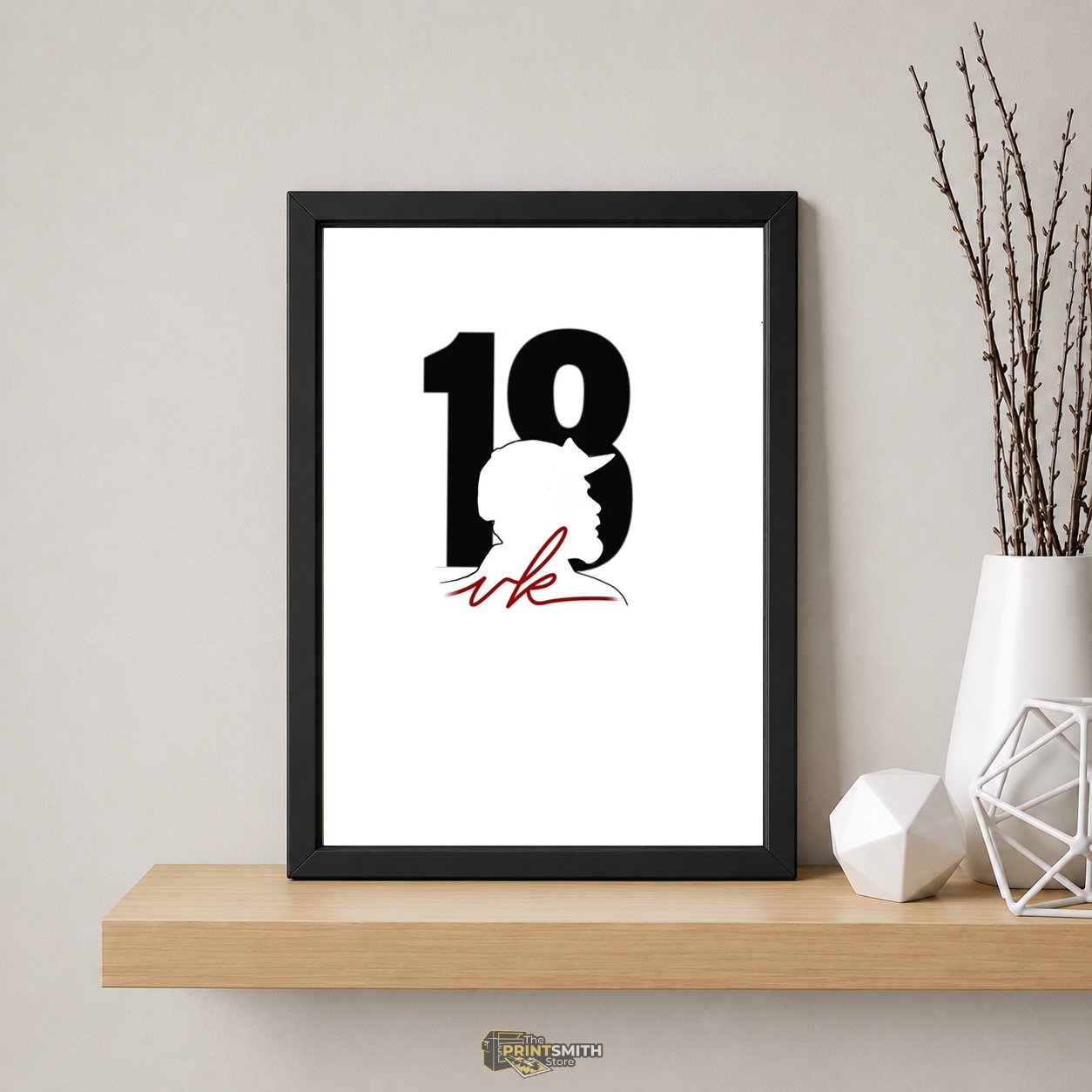 18 vk Frame — Framed Print view 2