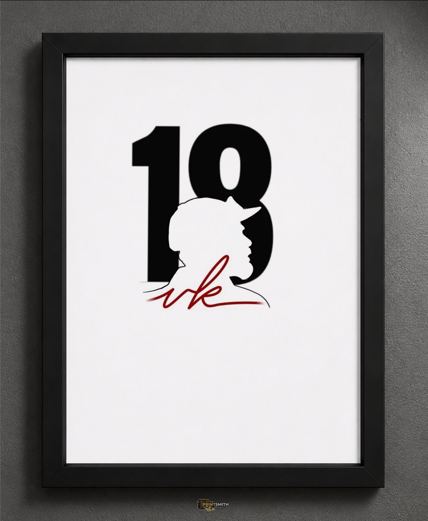 18 vk Frame — Framed Print view 3