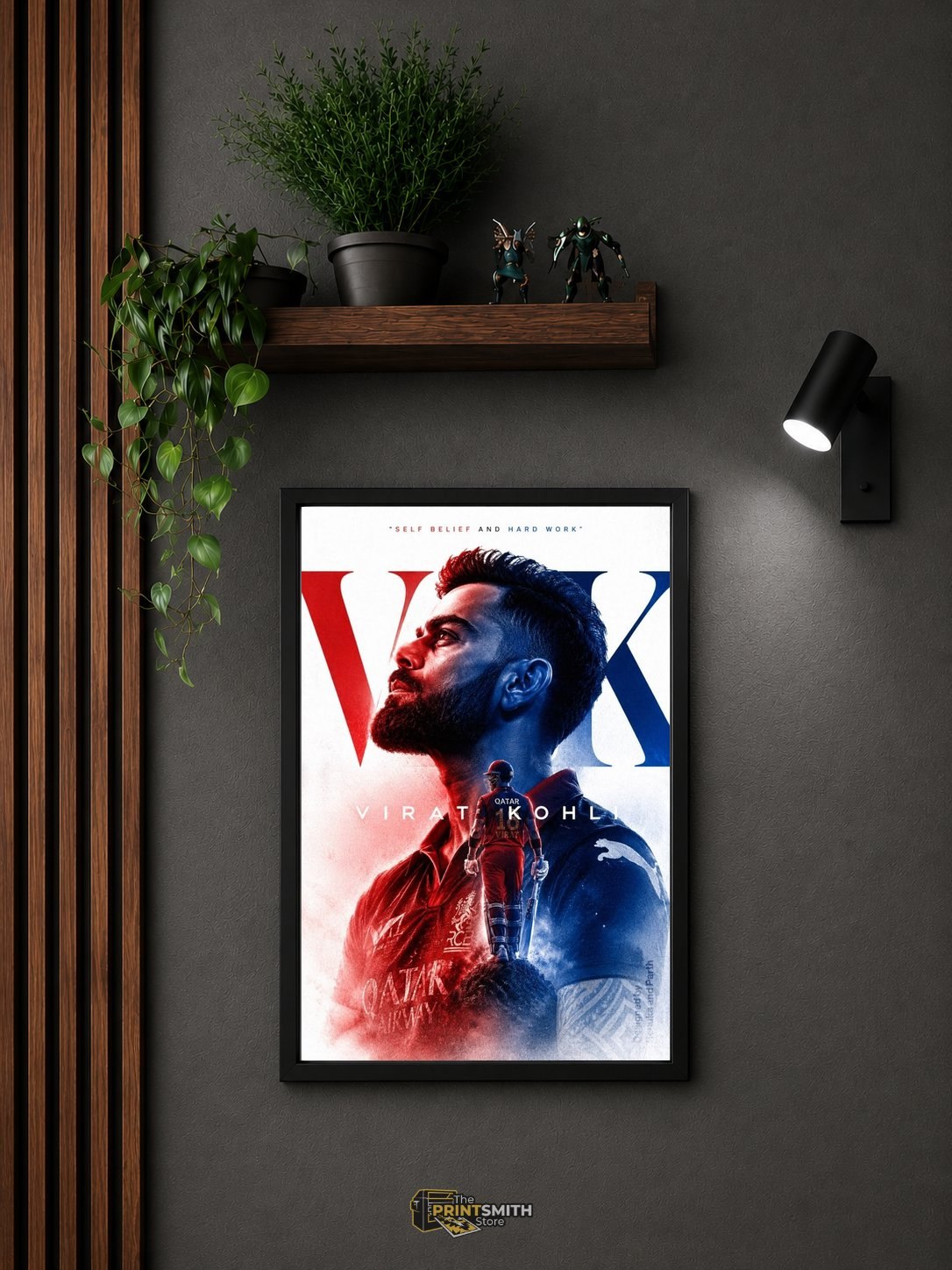 Virat Kohli Tribute Frame — Framed Print view 5