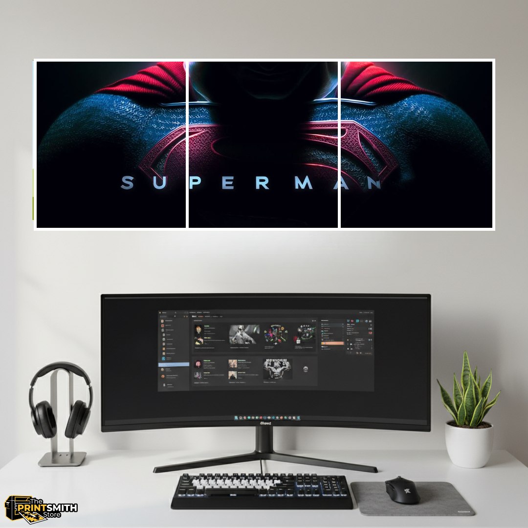 Superman Logo Closeup — 3-Piece Set