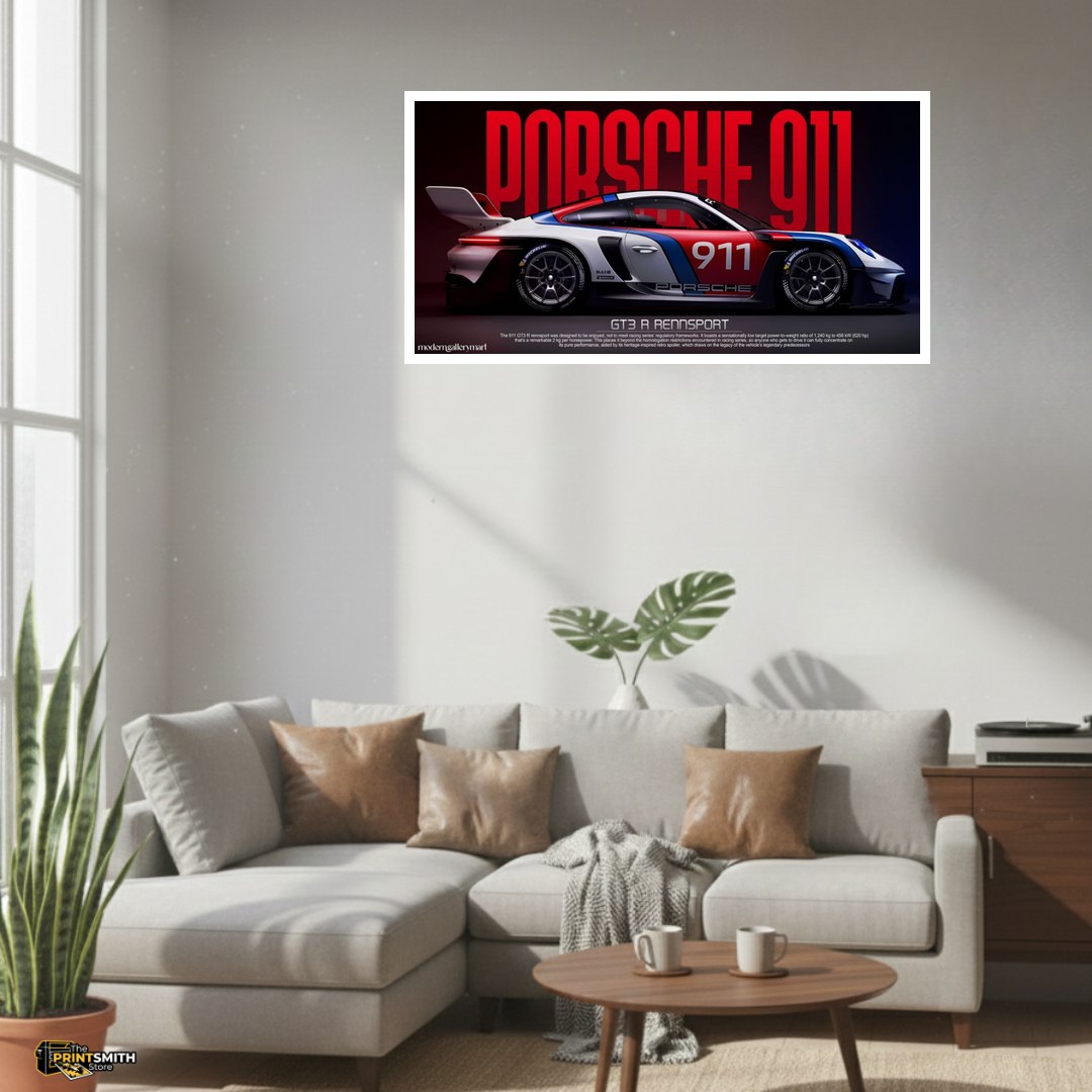 Porsche 911 GT3 R Rennsport view 3