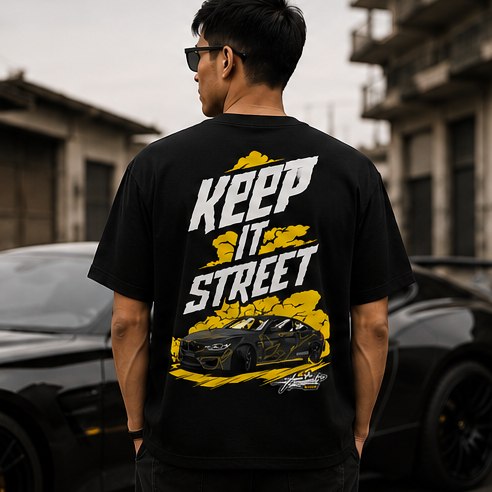 Oversized printed t-shirt