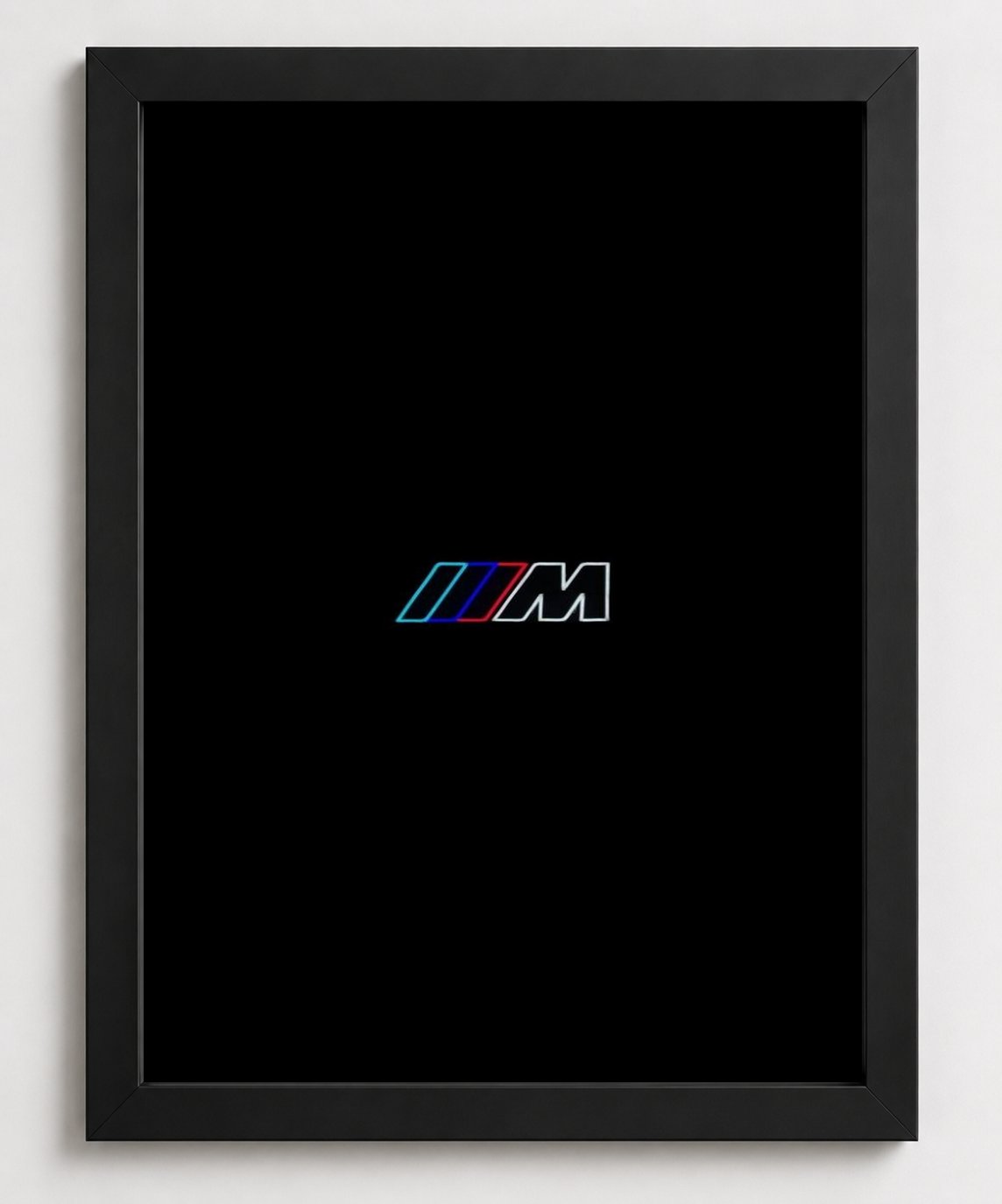 M Power Emblem T-Shirt — Framed Print view 1