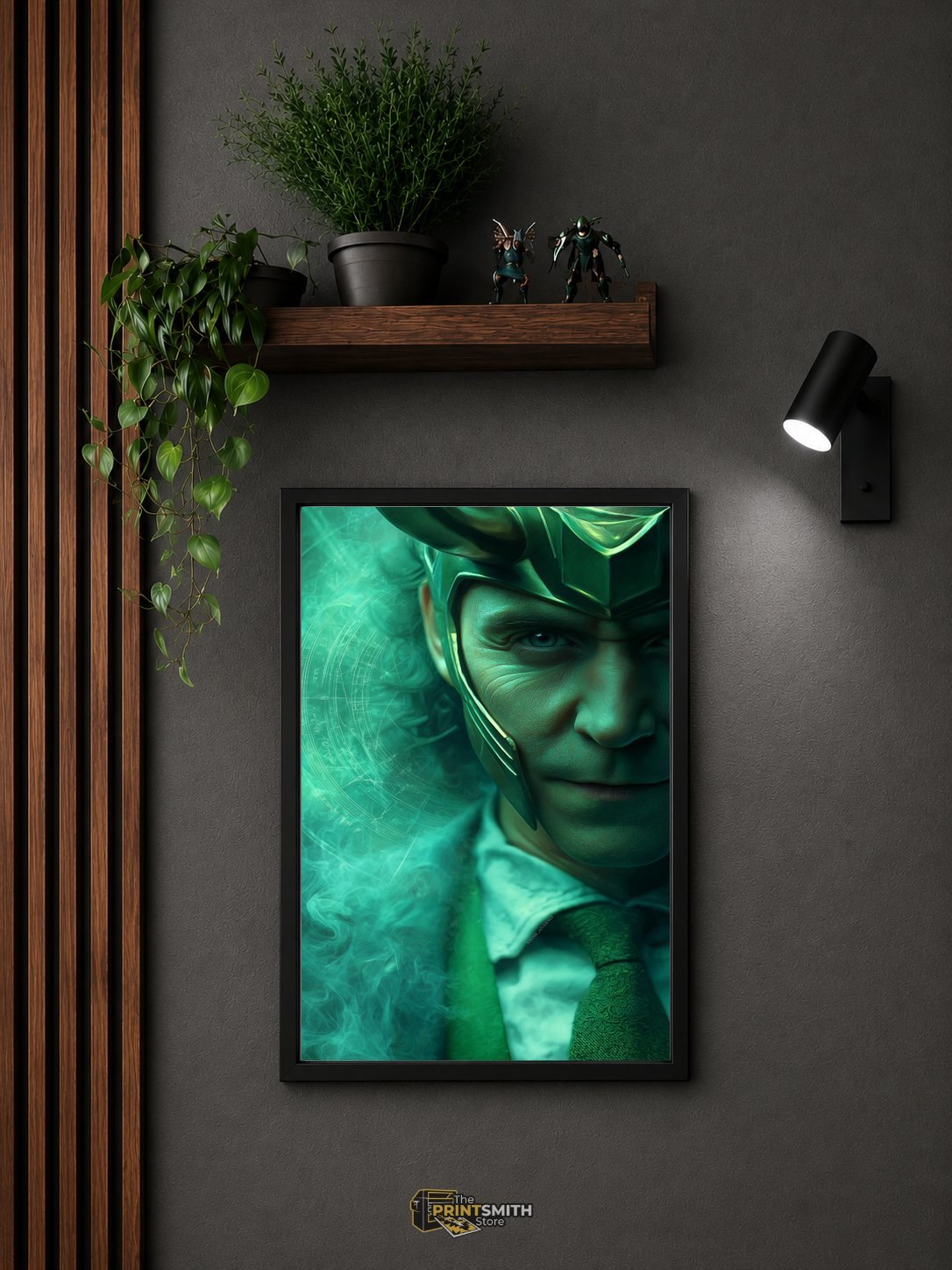 Loki's Mystique — Framed Art view 2