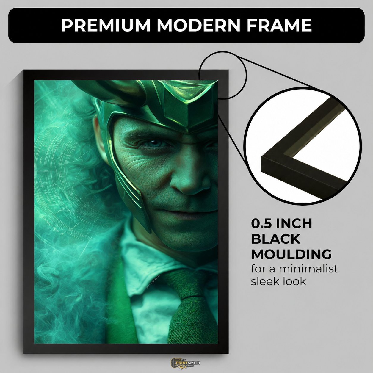 Loki's Mystique — Framed Art view 3
