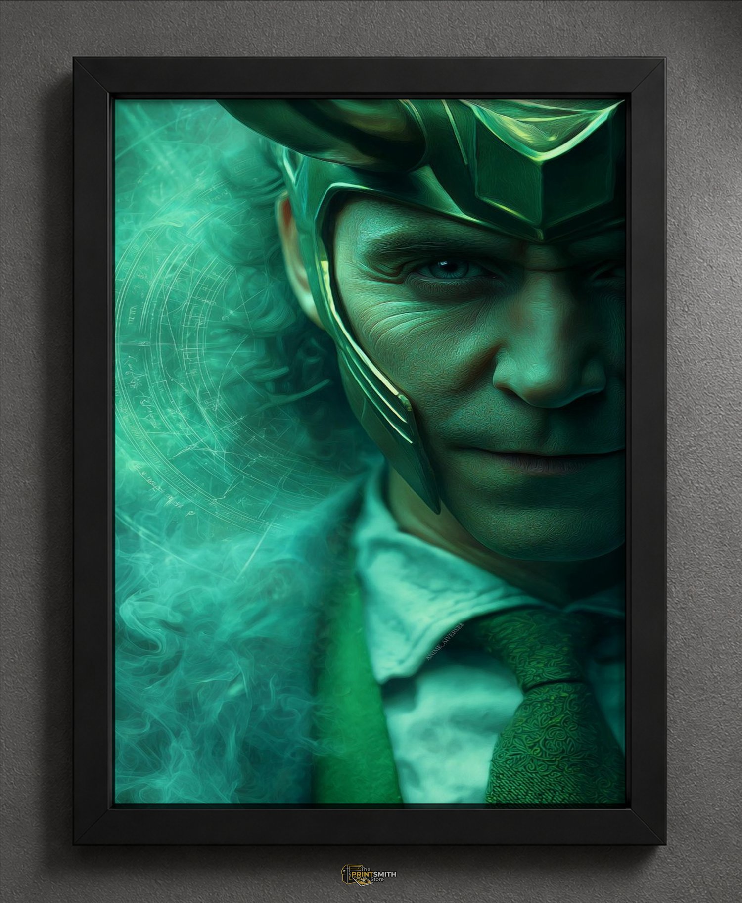 Loki's Mystique — Framed Art view 4