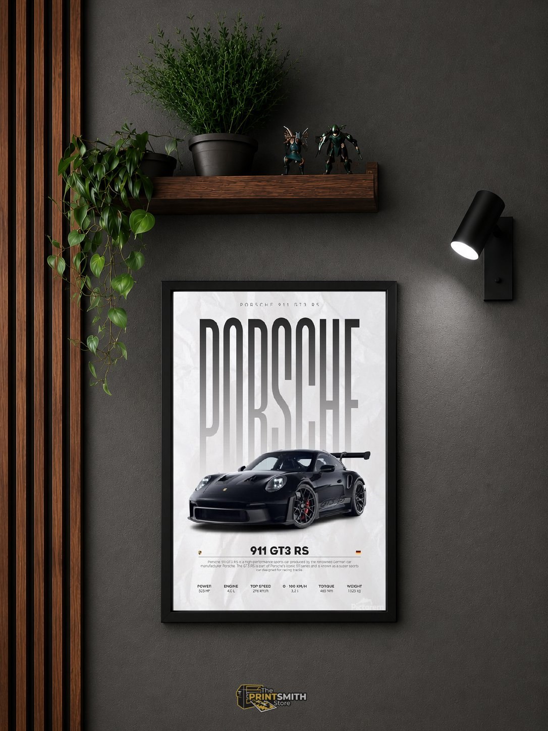 Porsche 911 GT3 RS Poster — Framed Print view 4