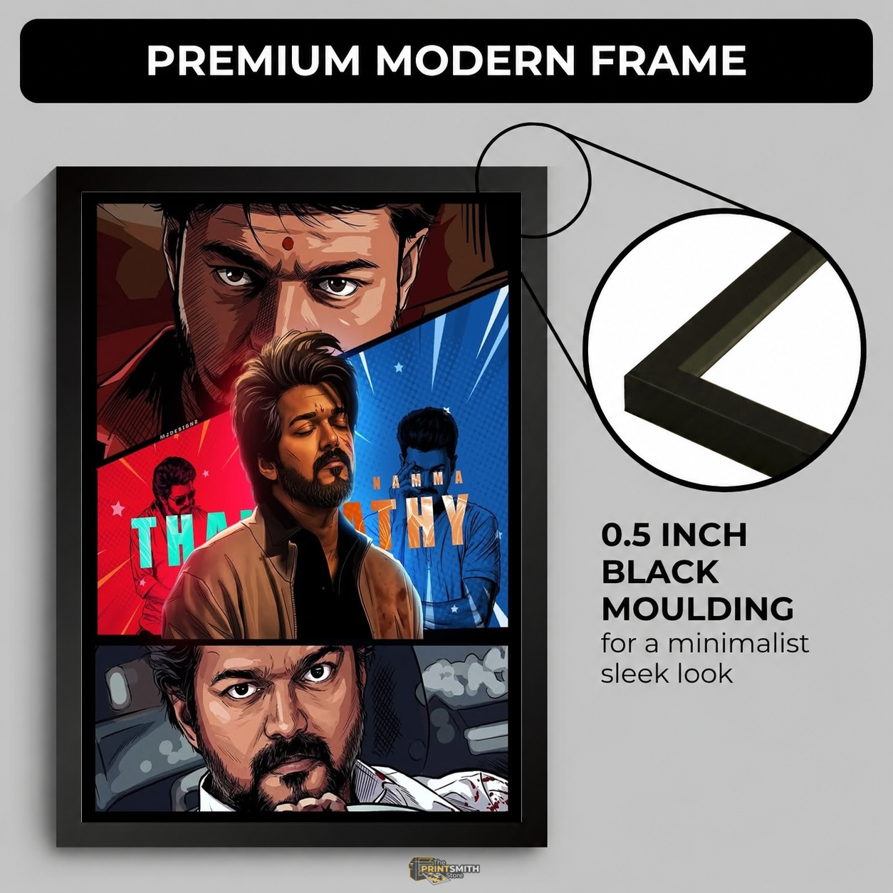 Namma Thathy Graphic Frame — Framed Print view 4