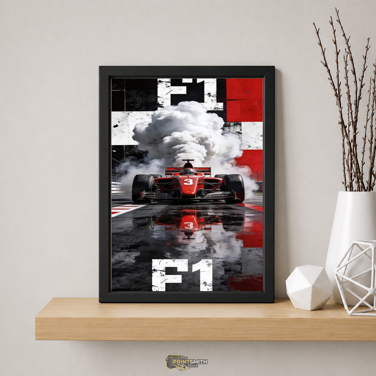 F1 Speed Demon Racing Frame — Framed Print view 5