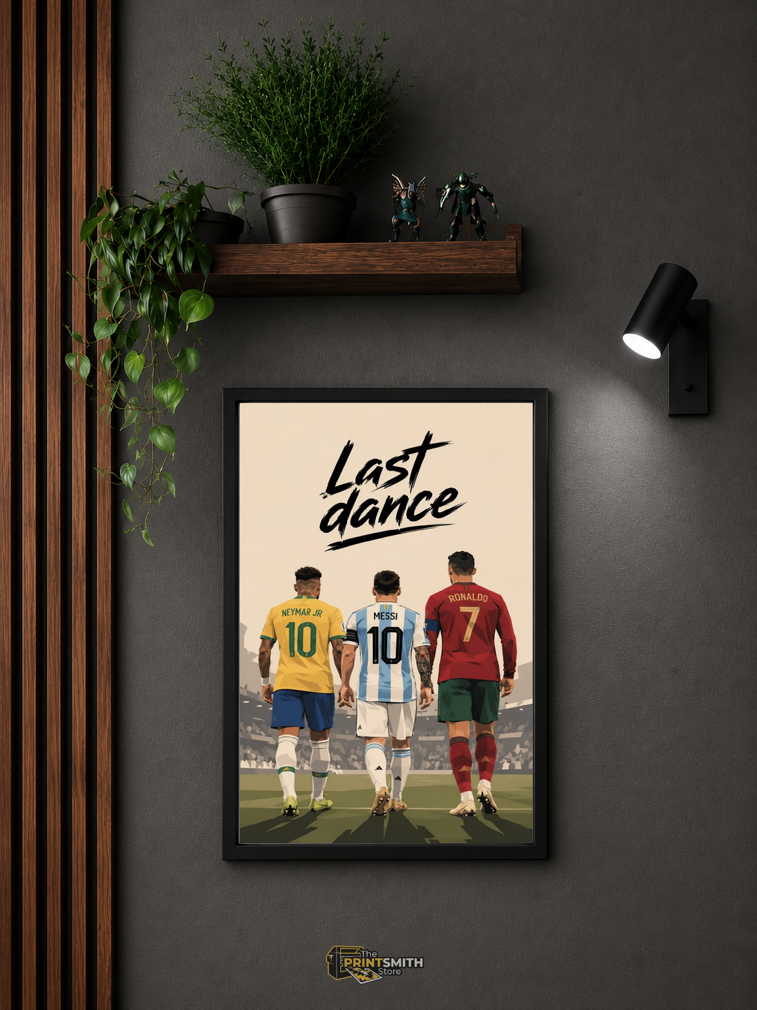Last Dance Soccer Legends T-Shirt — Framed Print view 3
