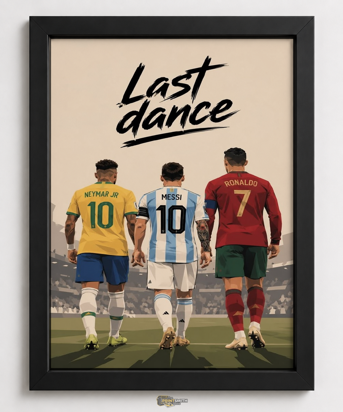Last Dance Soccer Legends T-Shirt — Framed Print