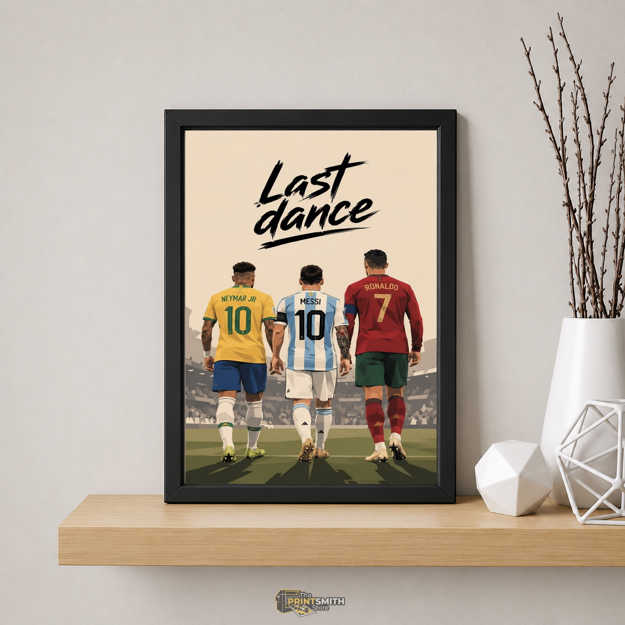 Last Dance Soccer Legends T-Shirt — Framed Print view 5