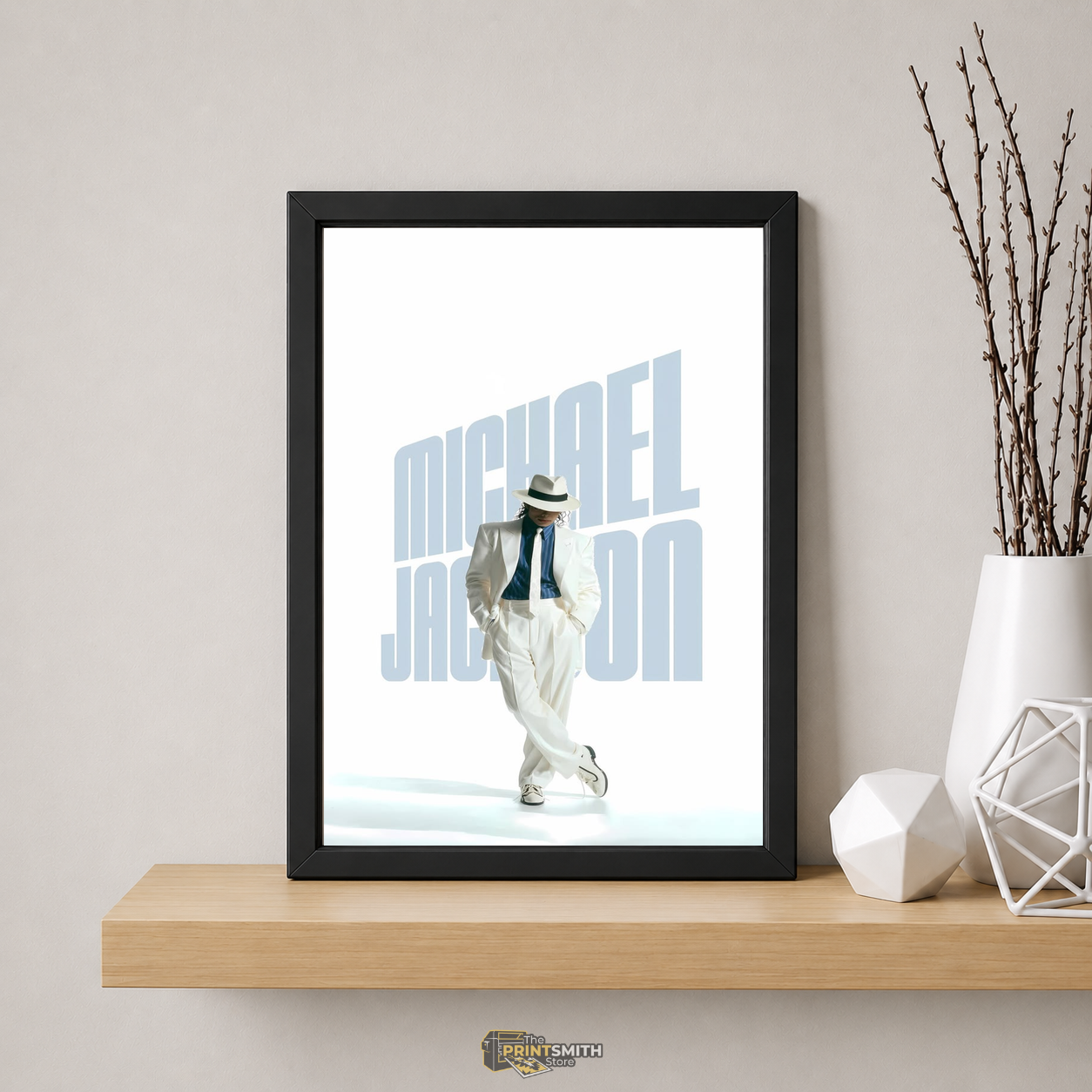 Michael Jackson T-Shirt — Framed Print view 5