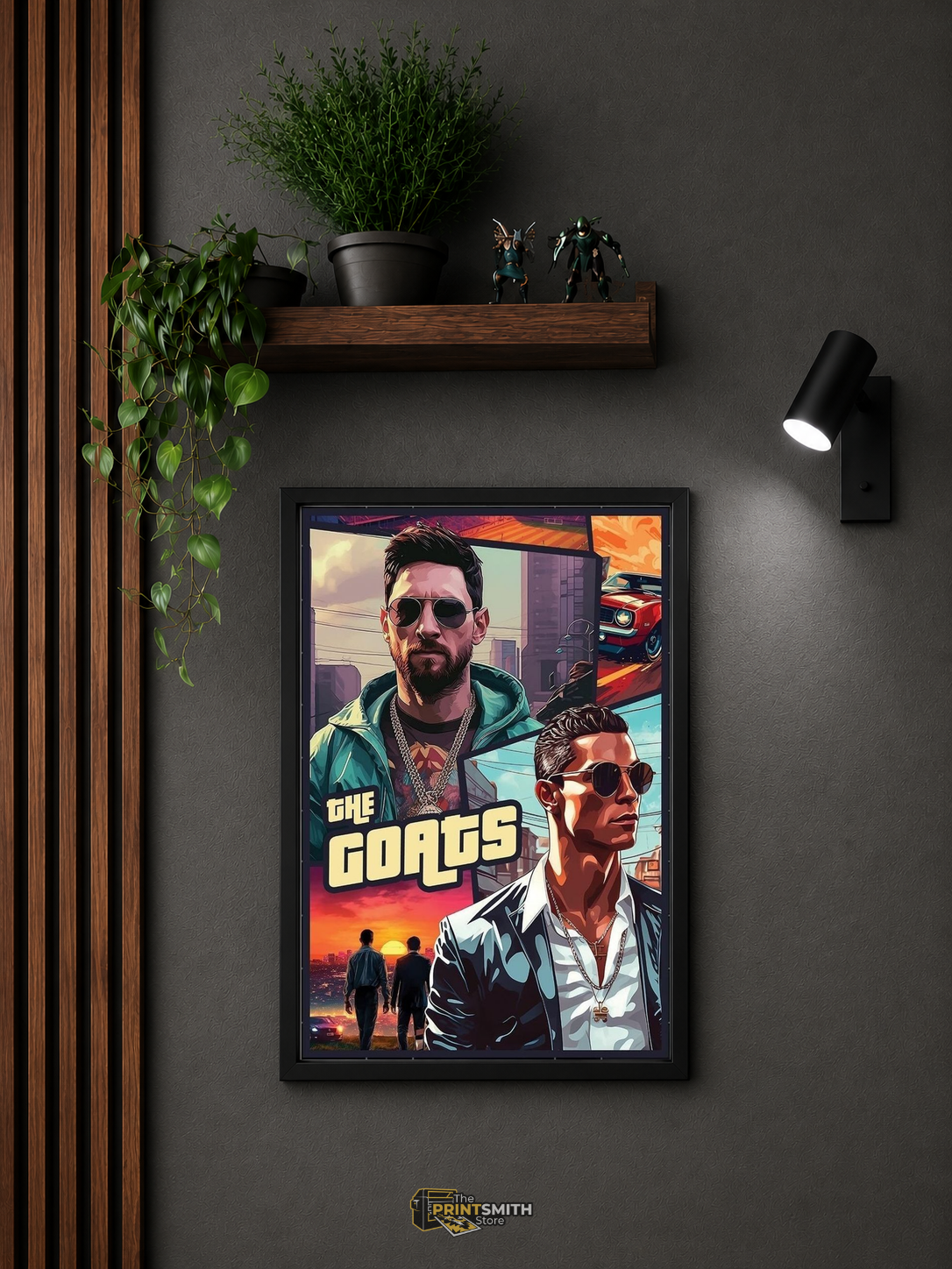 The Goats T-Shirt — Framed Print view 3