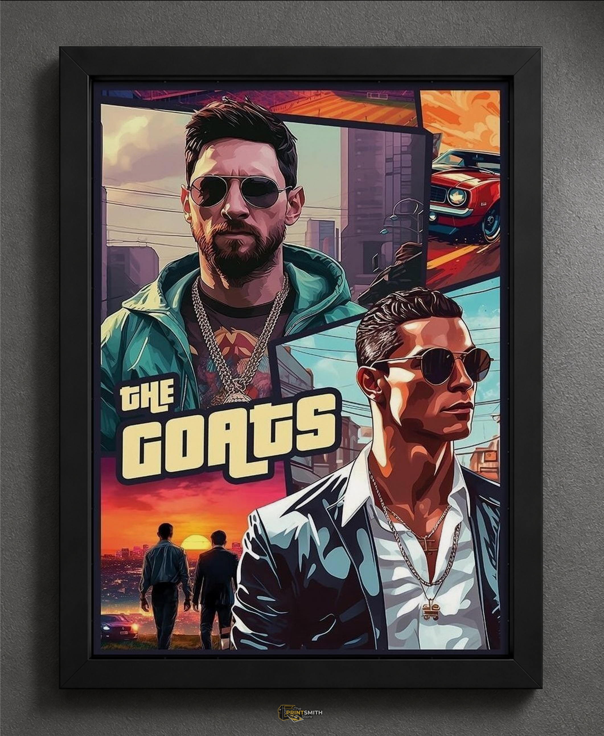 The Goats T-Shirt — Framed Print view 2