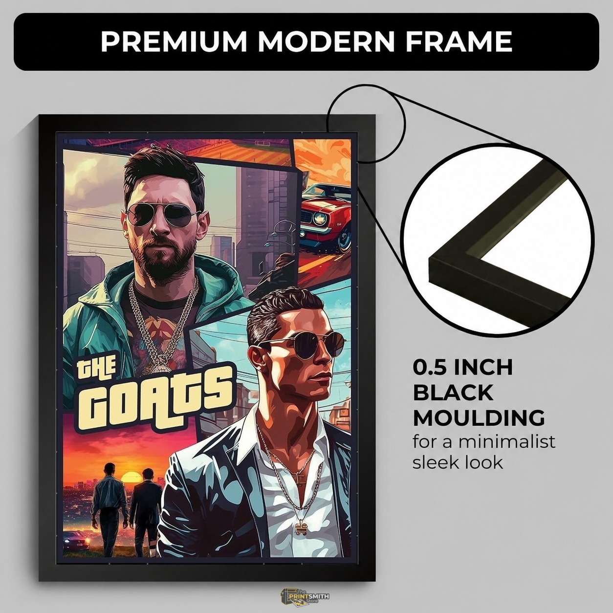 The Goats T-Shirt — Framed Print view 4