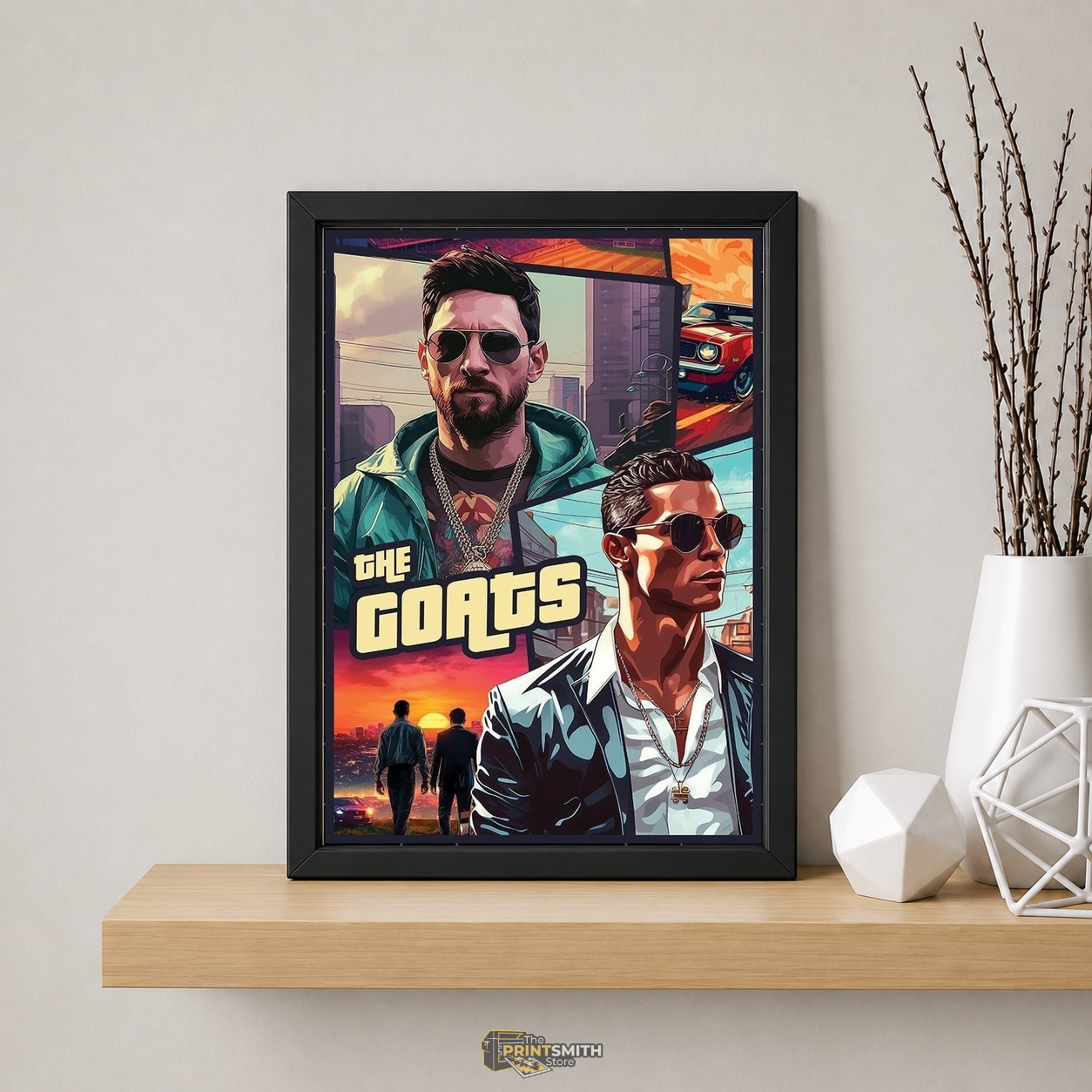 The Goats T-Shirt — Framed Print view 5