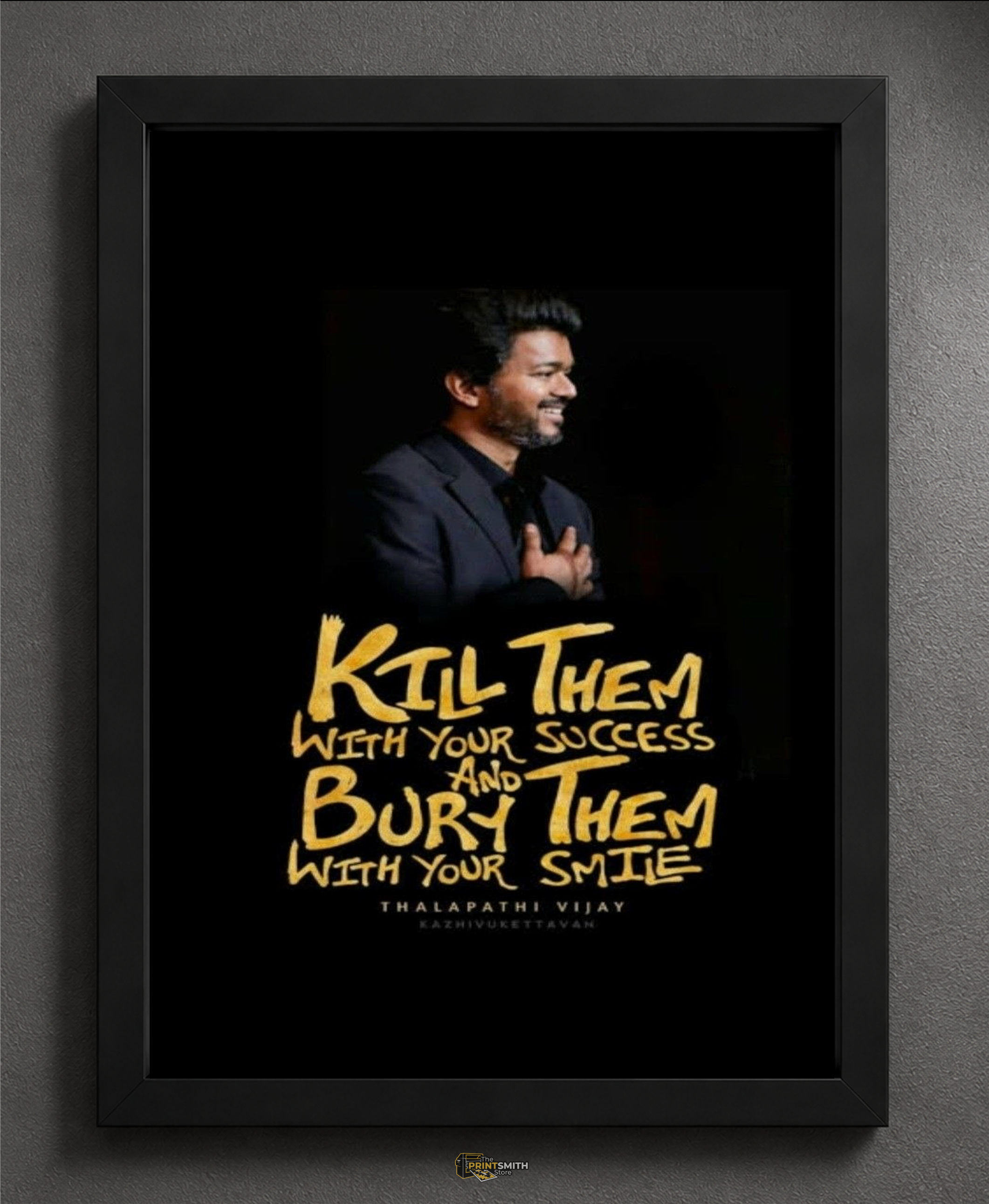 Inspirational Quote Frame — Framed Print view 2