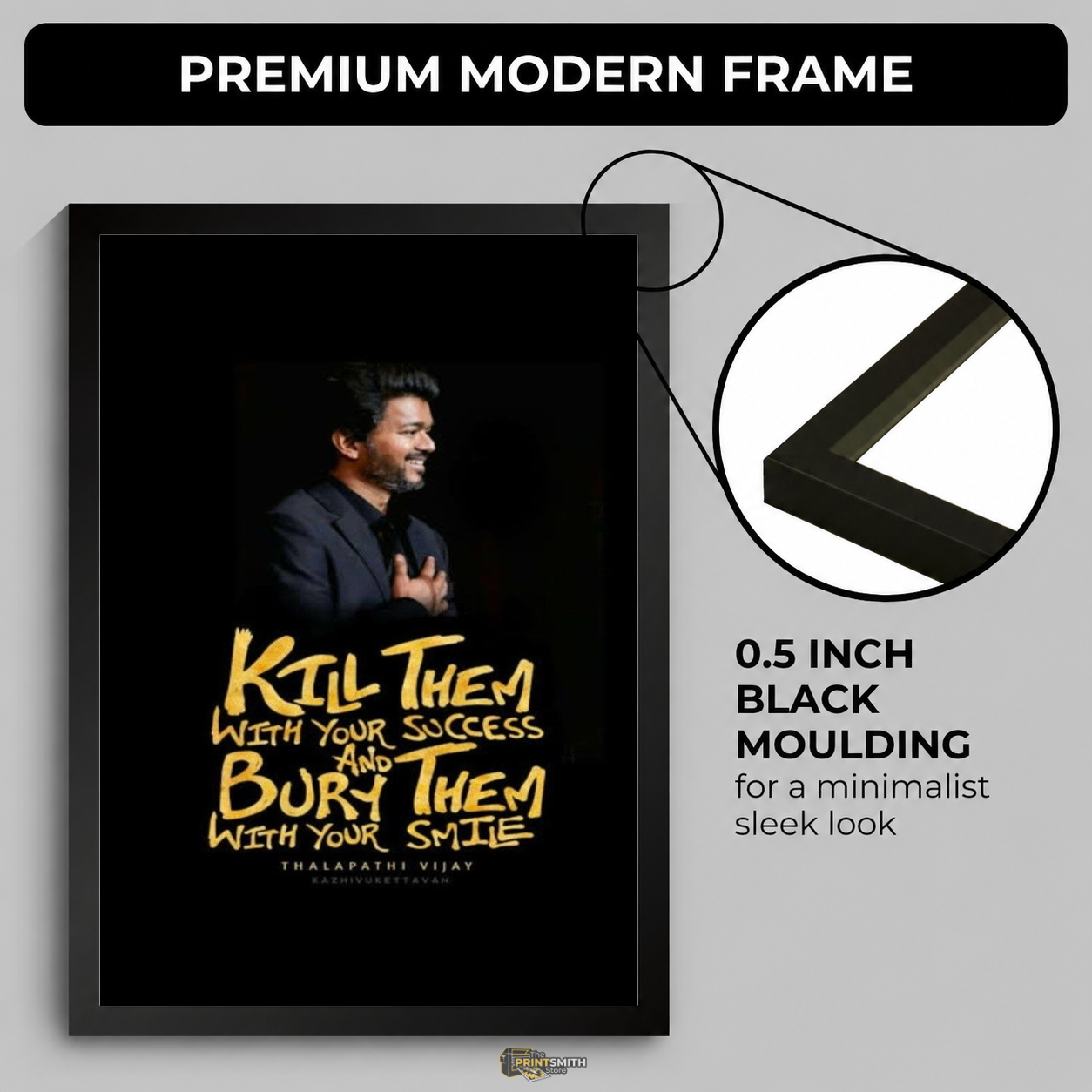 Inspirational Quote Frame — Framed Print view 4