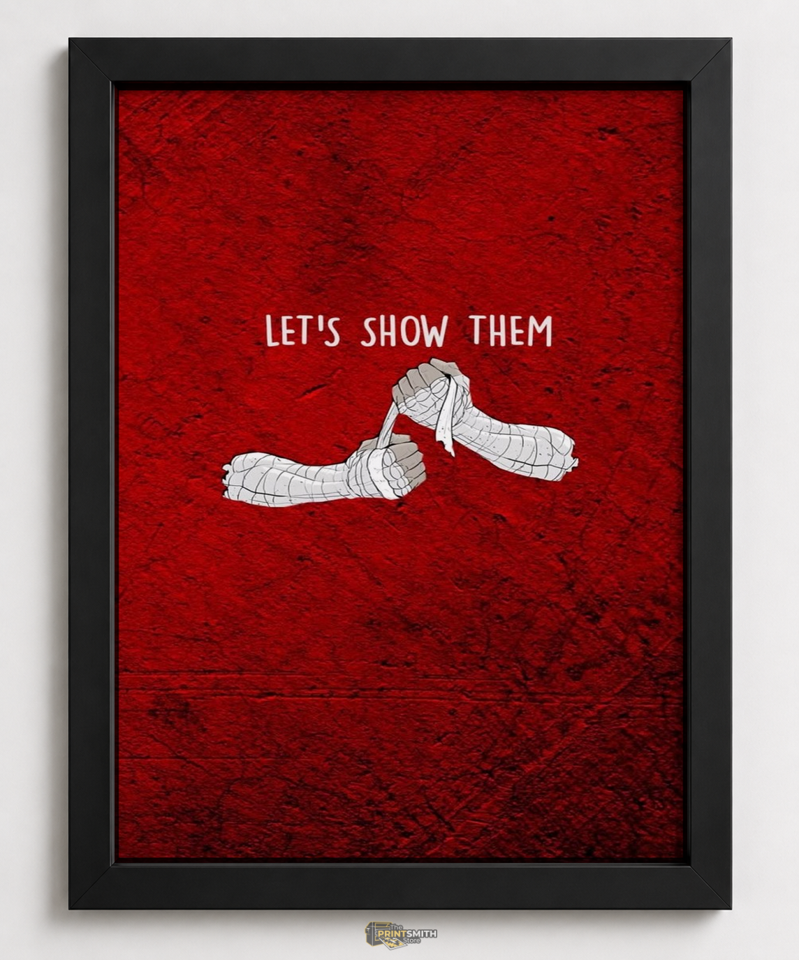 Let's Show Them Boxing Frame — Framed Print
