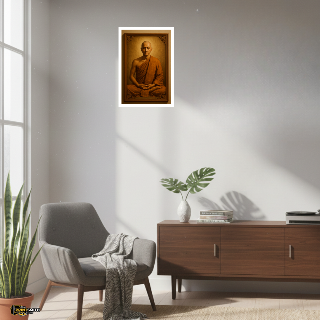 Serene Monk Portrait