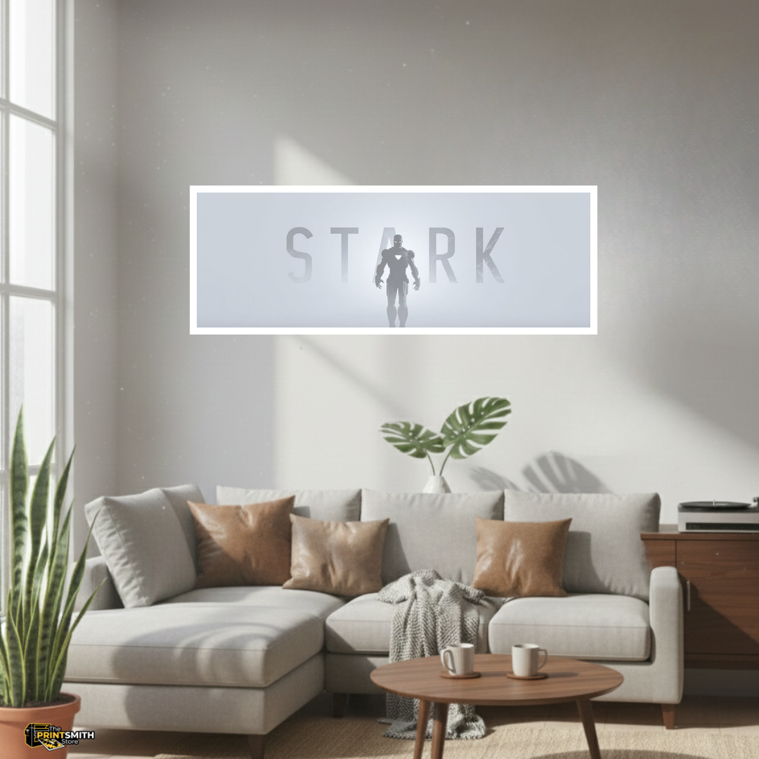 Stark Minimalist Iron Man Poster view 2