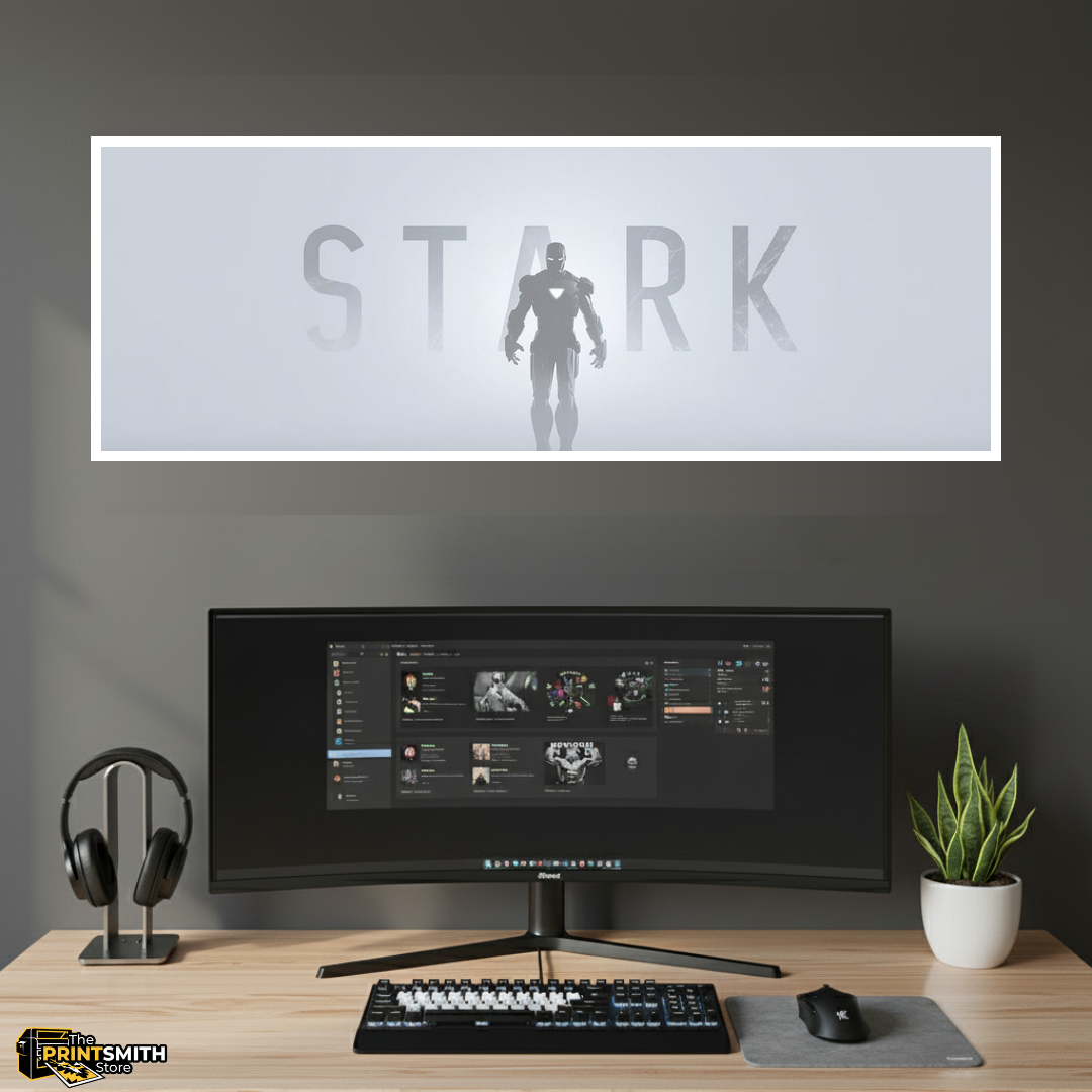 Stark Minimalist Iron Man Poster view 4
