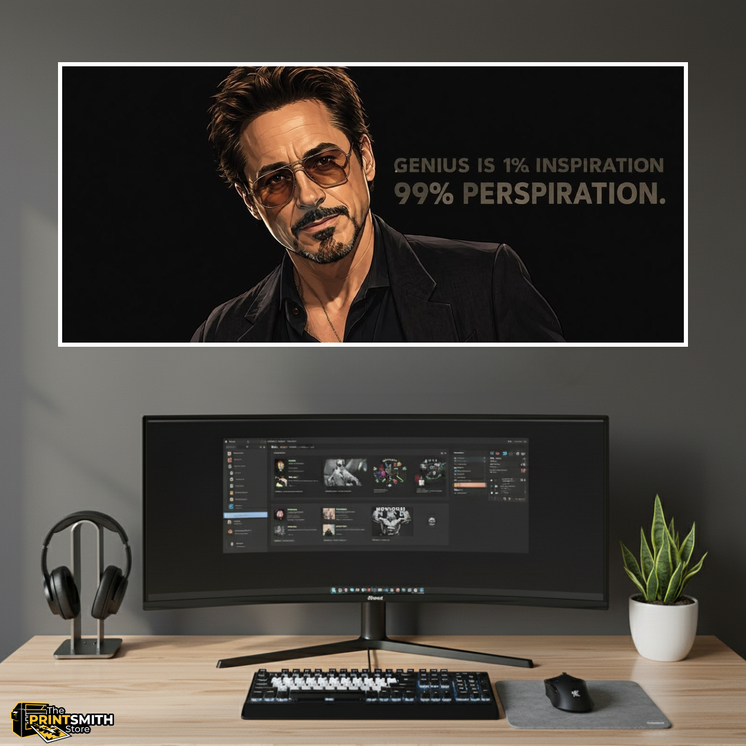 Genius Is 1% Inspiration 99% Perspiration view 2