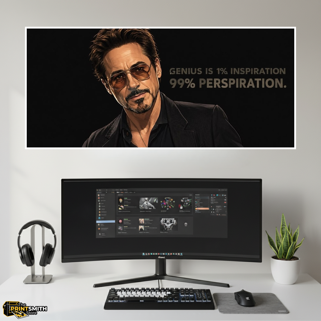 Genius Is 1% Inspiration 99% Perspiration