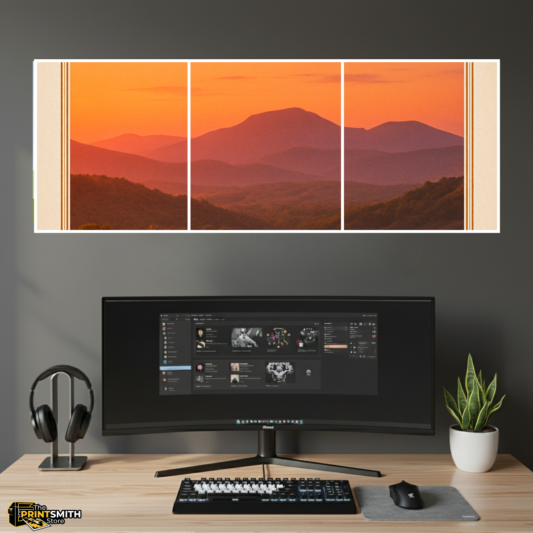Sunset Over Rolling Hills — 3-Piece Set view 2