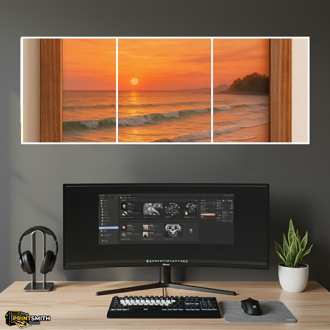 Sunset Serenity By The Sea — 3-Piece Set view 2