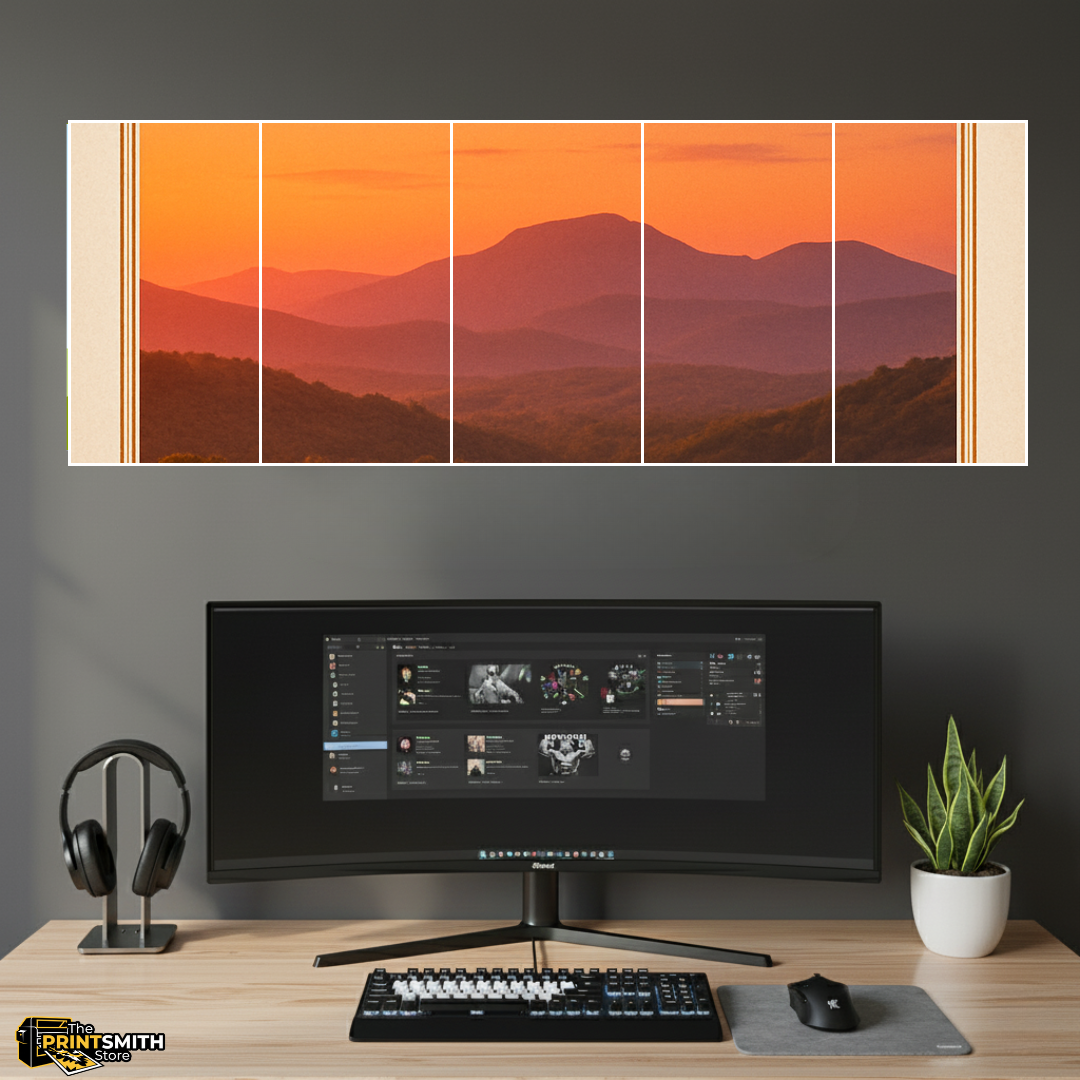 Sunset Over Rolling Hills — 5-Piece Set view 2