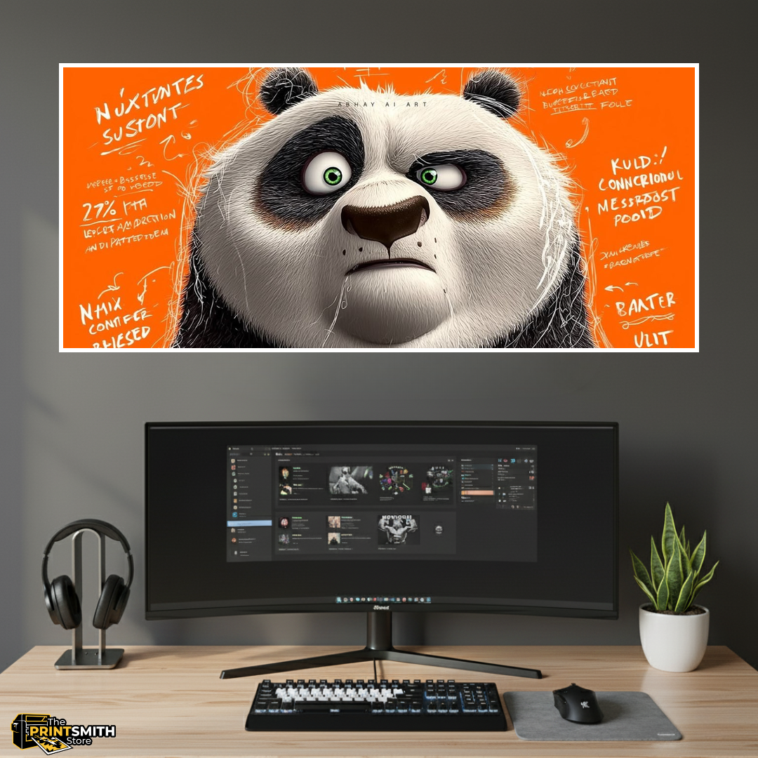Surprised Panda Face view 4